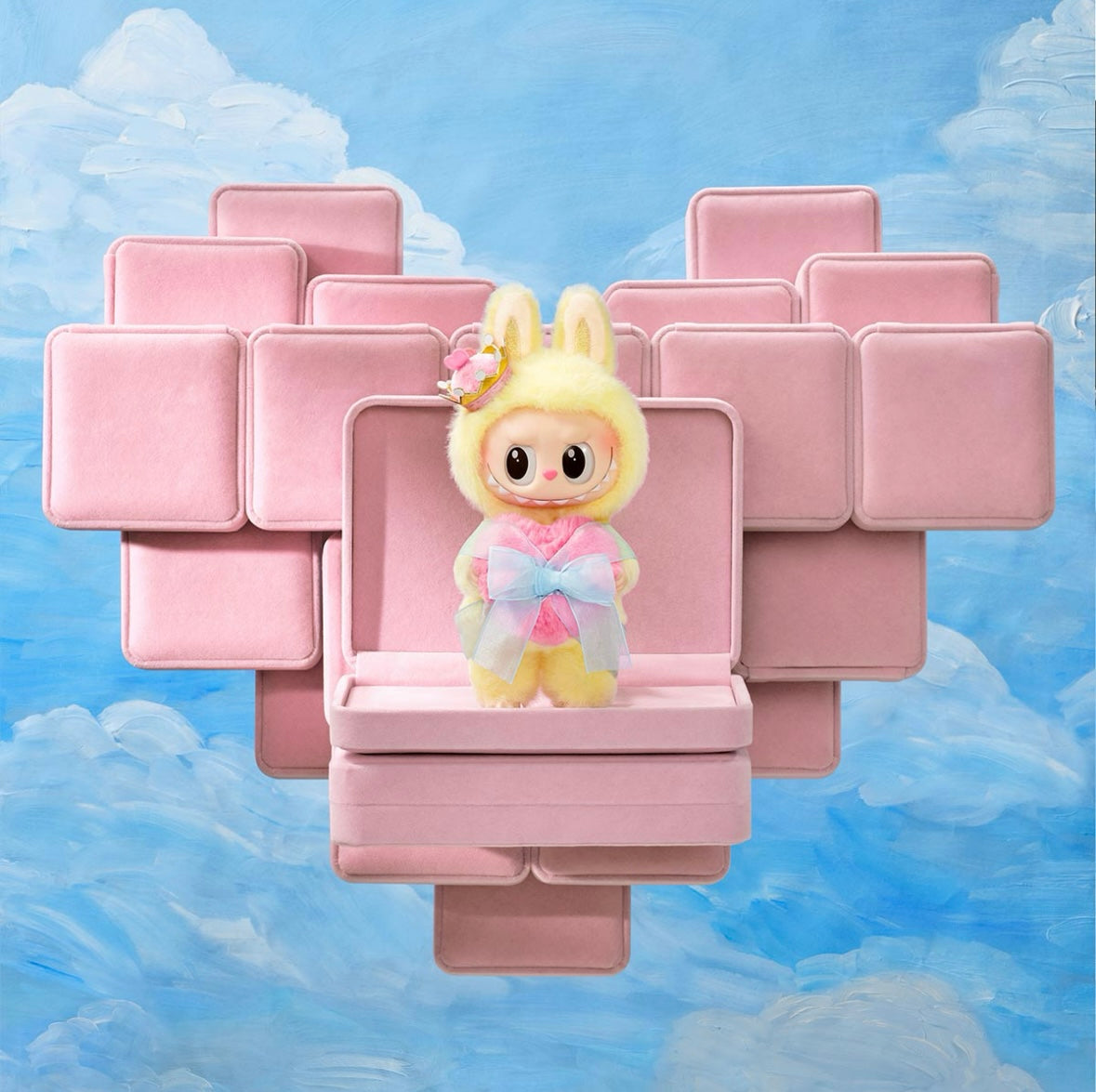 Authentic Labubu Popmart – Checkmate Queen Collectible Figure