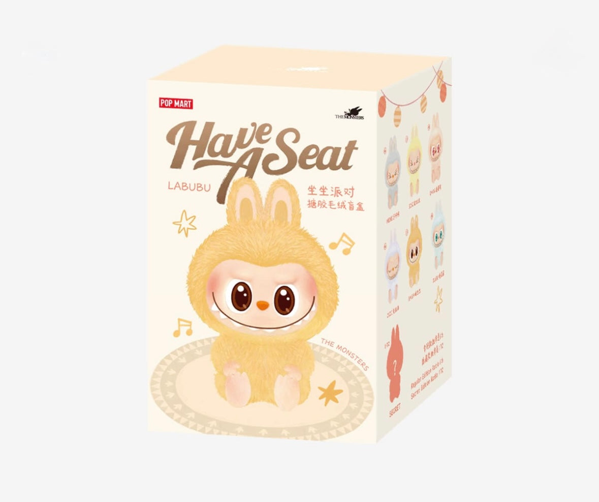 Authentic Labubu Popmart – Have a Seat Series (QUQU) Sealed Blind Box