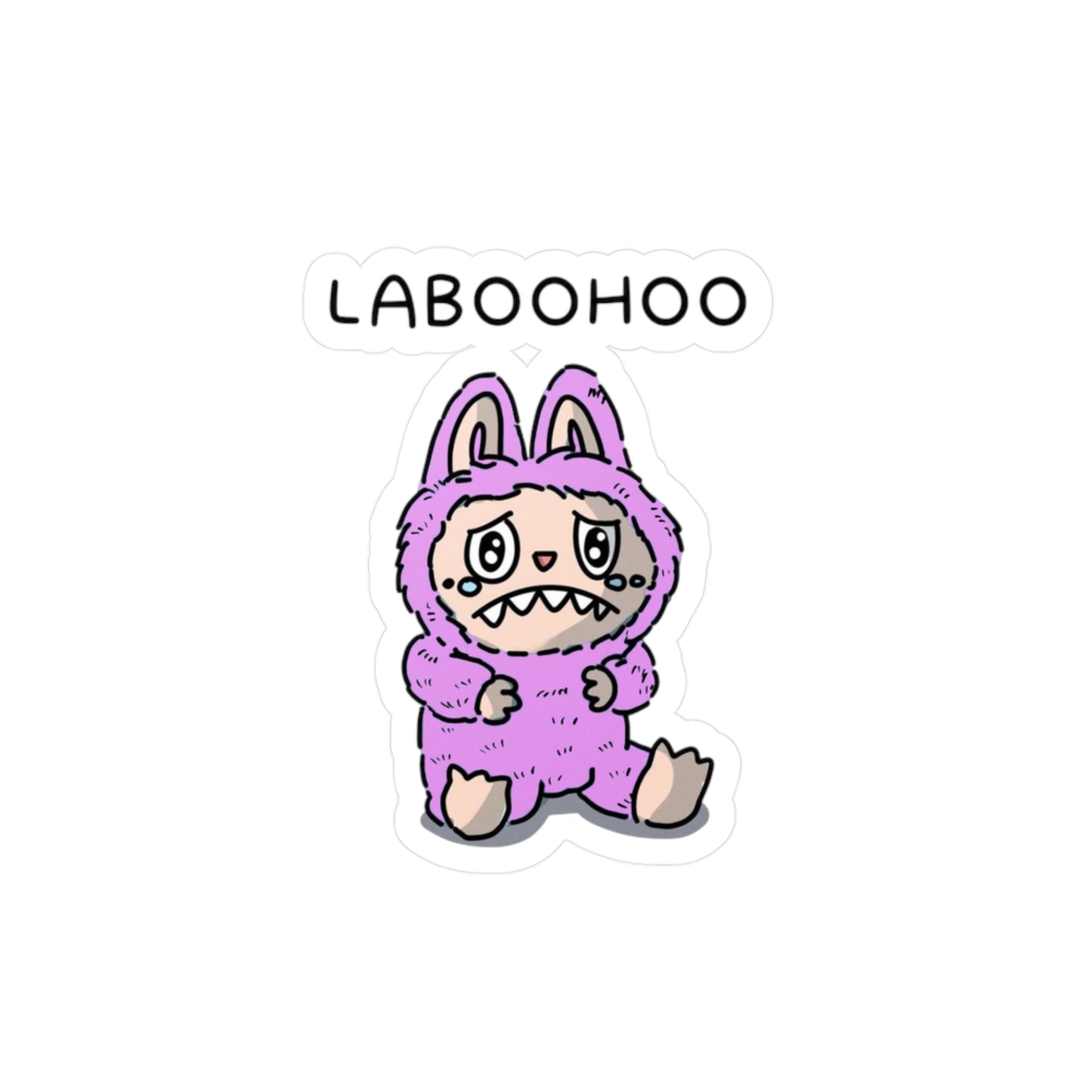 Crying Monster Sticker