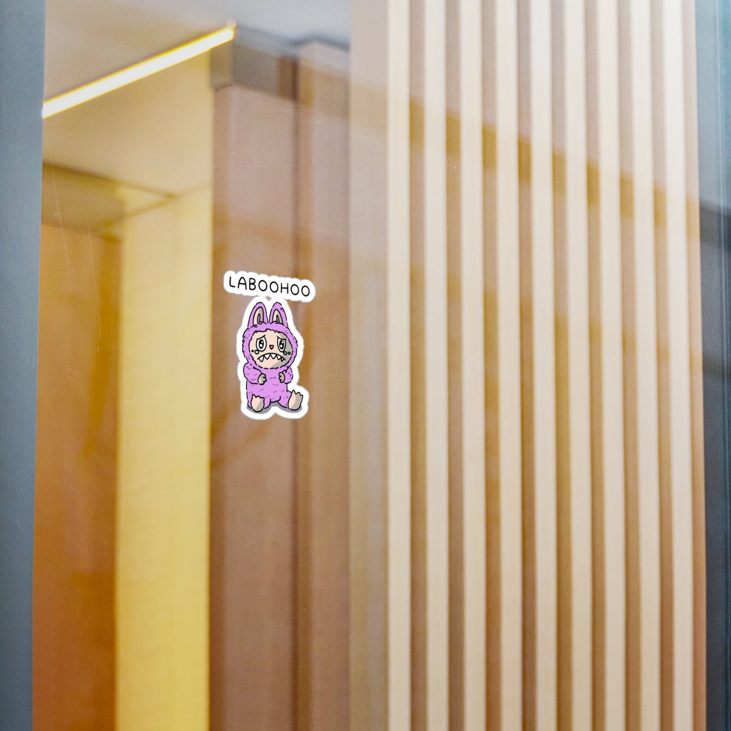 Crying Monster Sticker