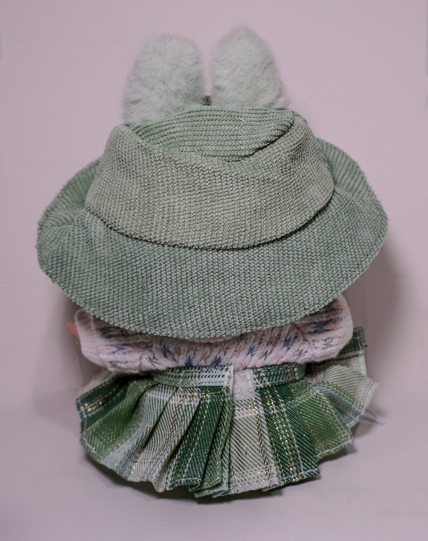 Forest Green Explorer Outfit – Hat & Knit Outfit Collectible