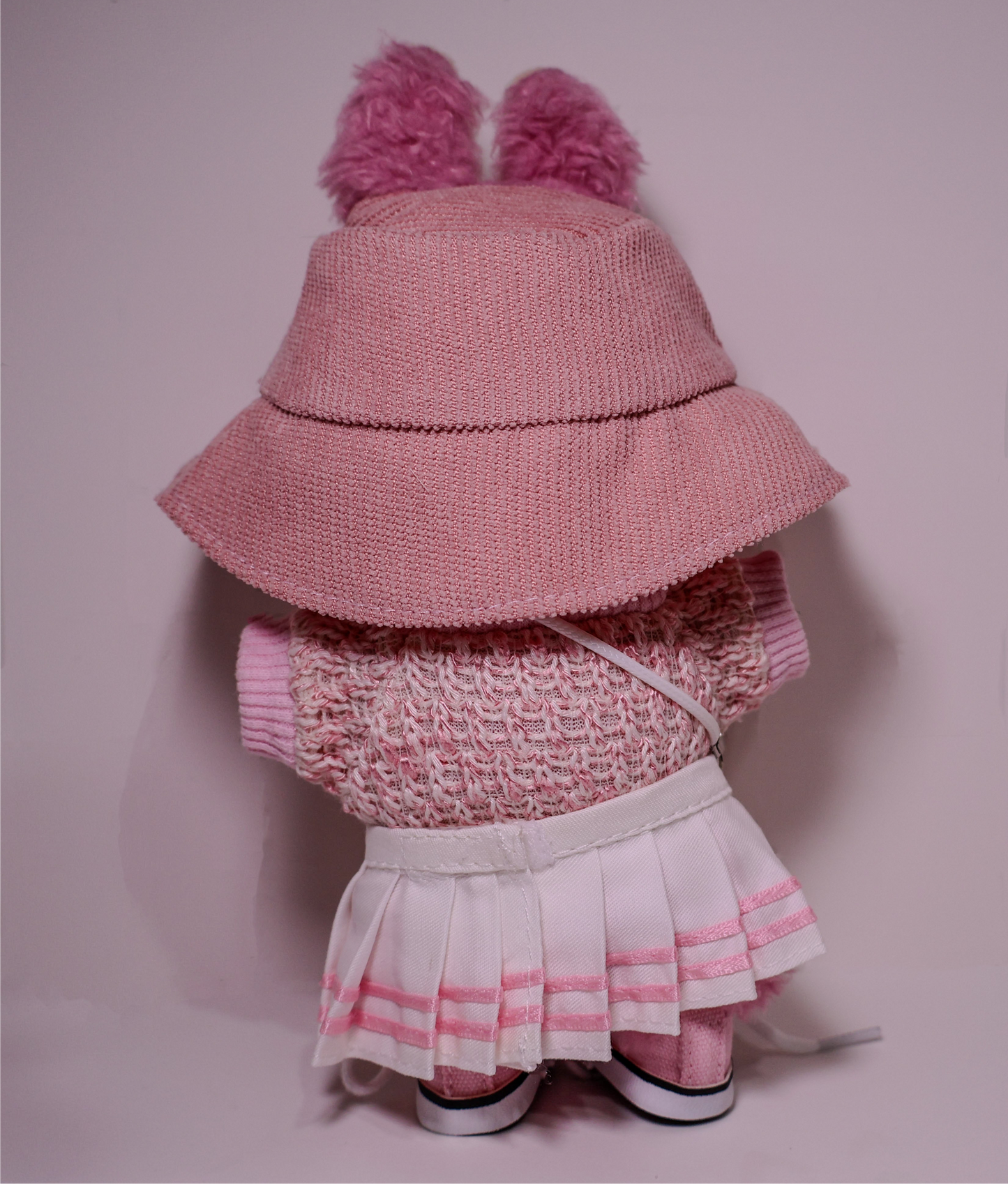 Sweet Pink Outfit – Knitted Sweater & Hat Collectible