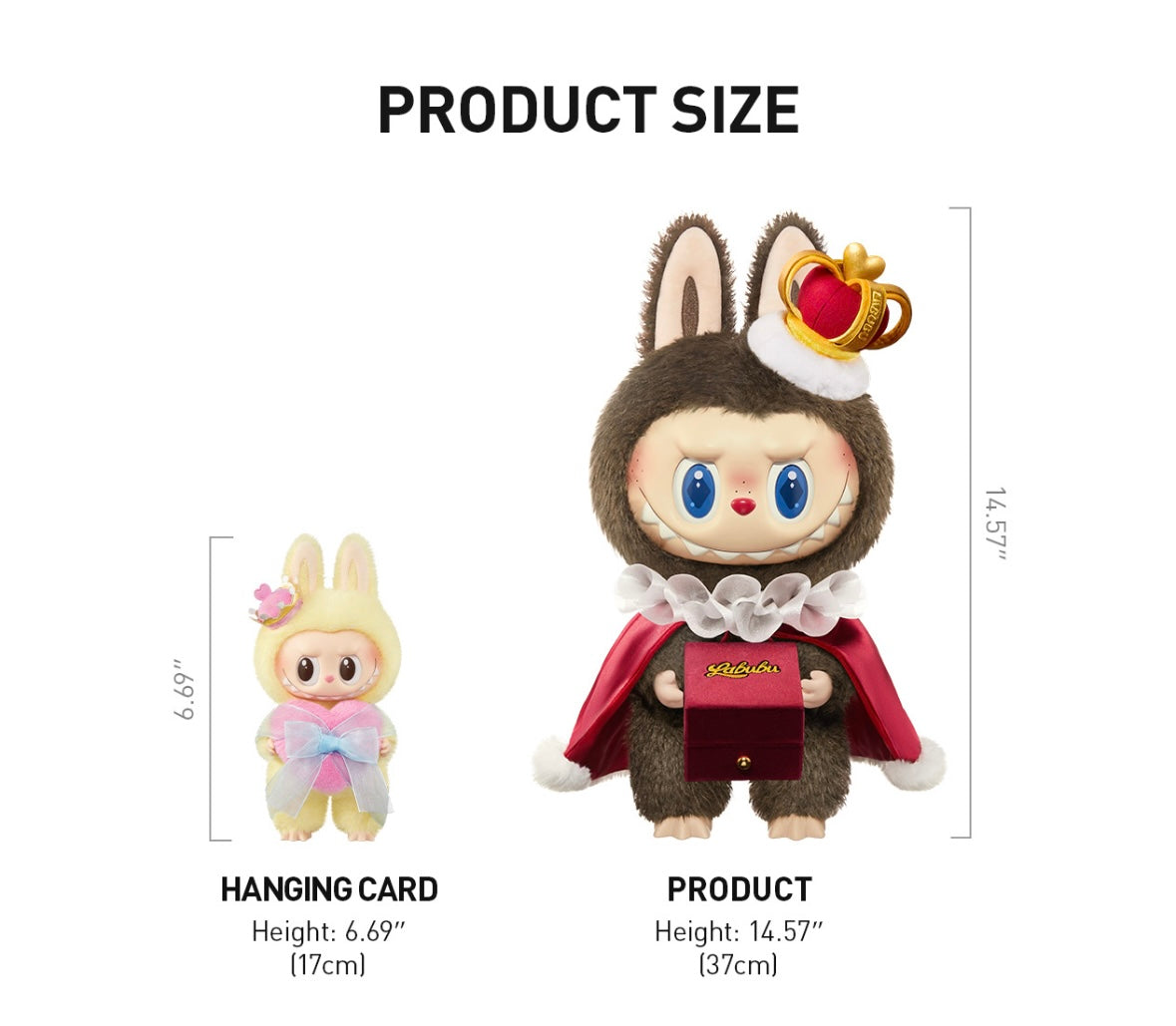 Authentic Labubu Popmart – Checkmate King Collectible Figure
