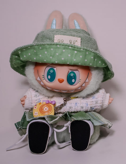 Forest Green Explorer Outfit – Hat & Knit Outfit Collectible