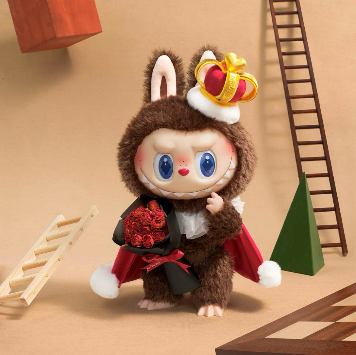 Authentic Labubu Popmart – Checkmate King Collectible Figure