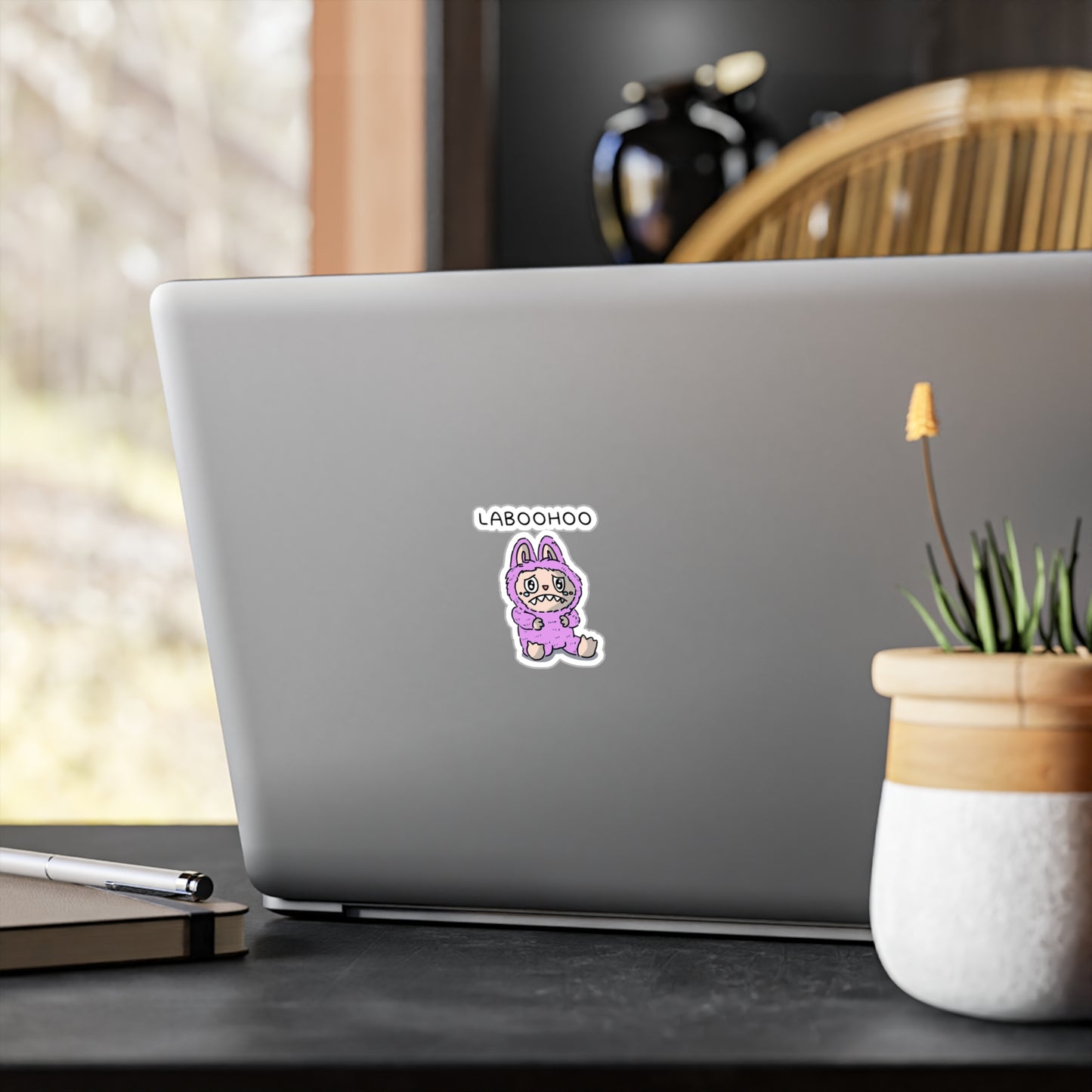 Crying Monster Sticker