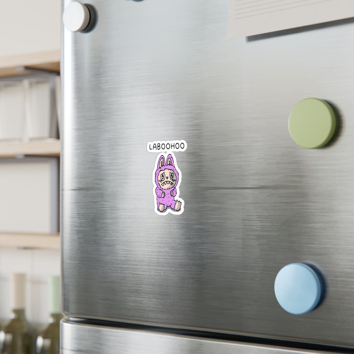 Crying Monster Sticker