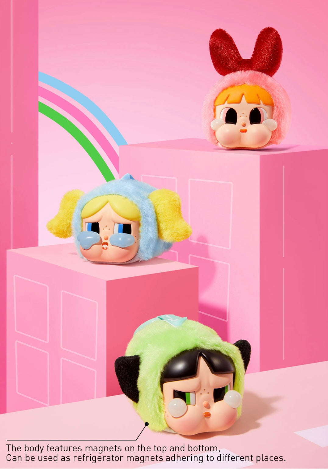 Authentic Popmart CryBaby Powerpuff Girls Blind Box – Sealed Mystery Collectible