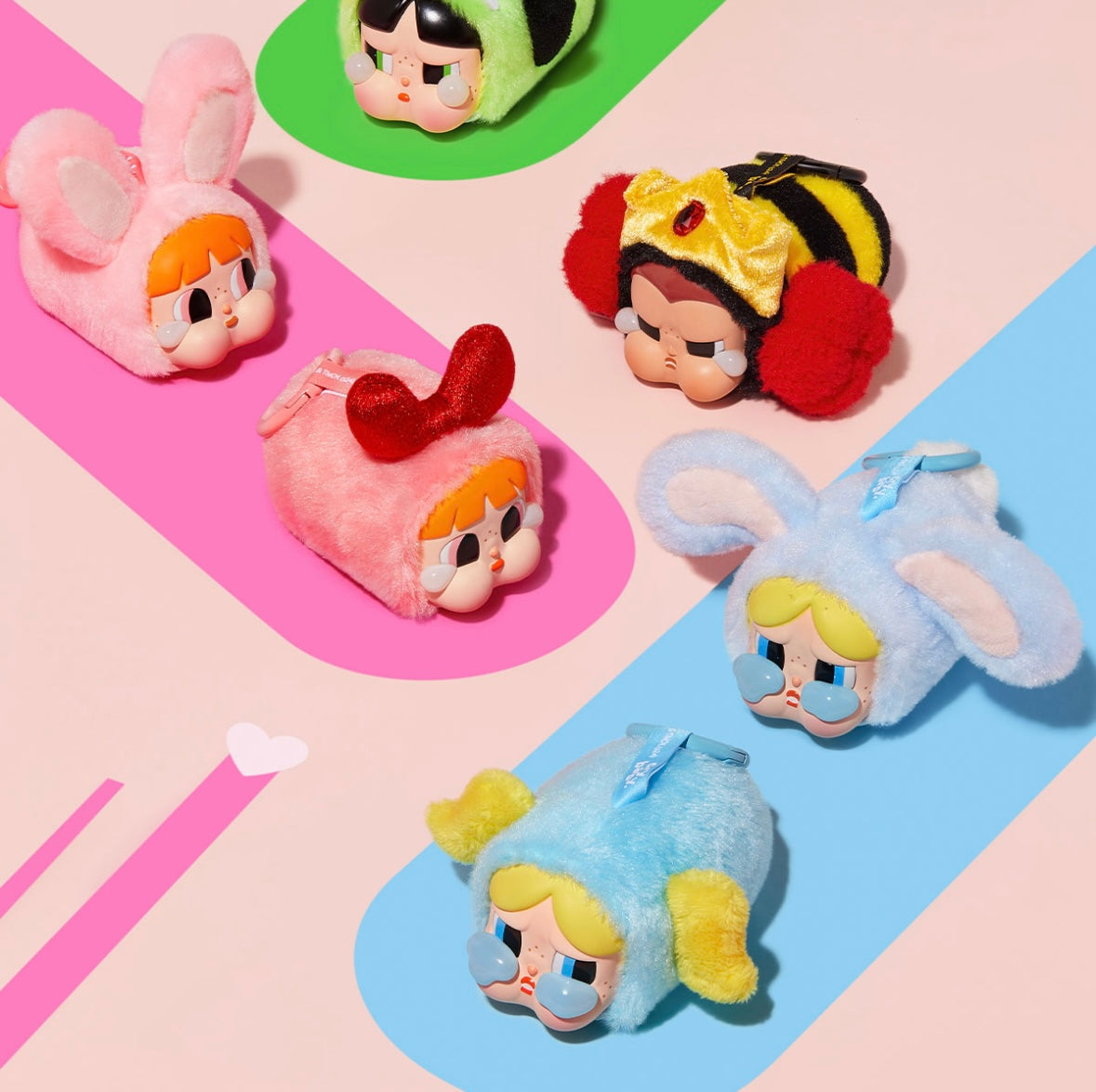 Authentic Popmart CryBaby Powerpuff Girls Blind Box – Sealed Mystery Collectible