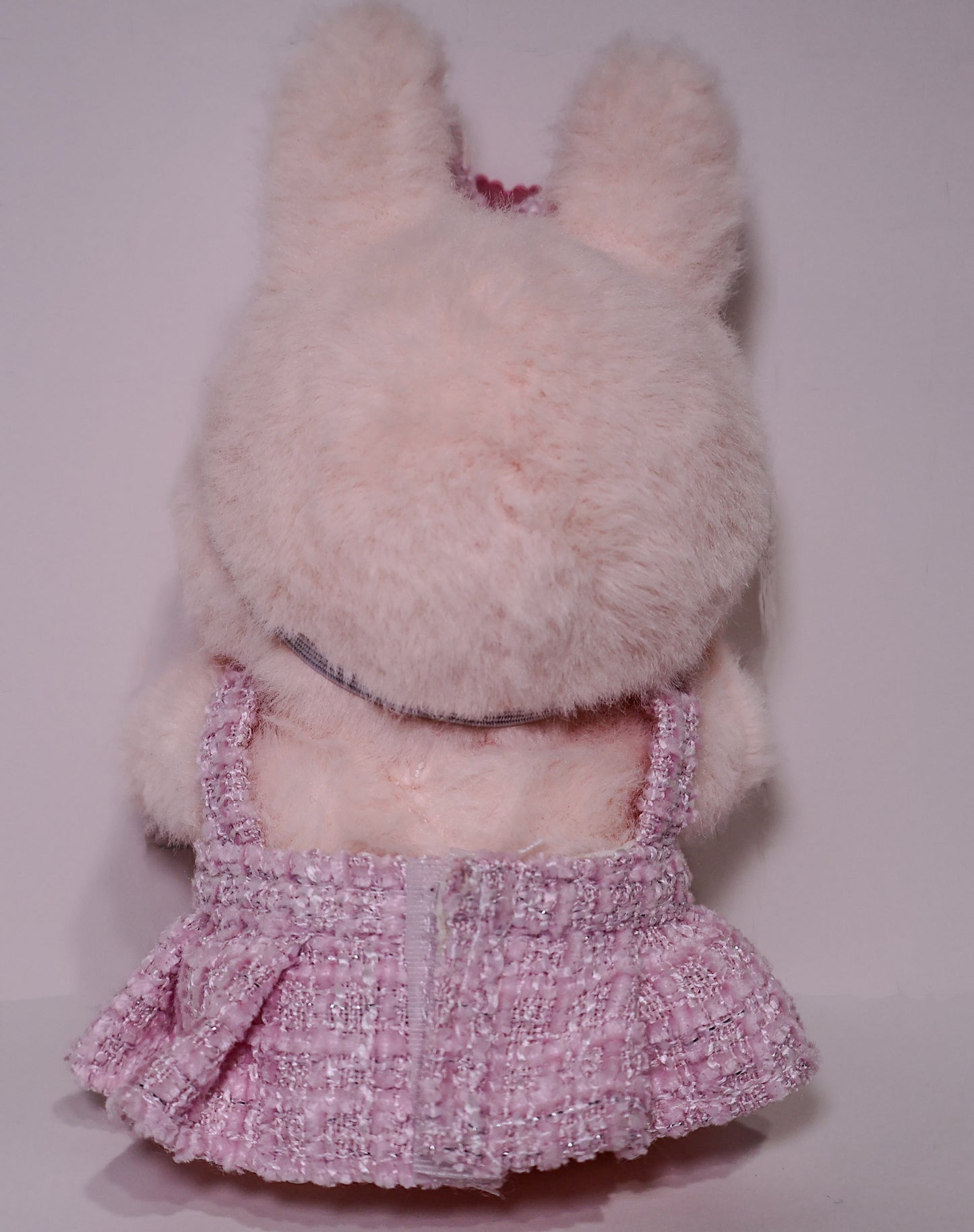 Pink Bow Dress Outfit Set – Heart Eyes Fashion Style for Labubu