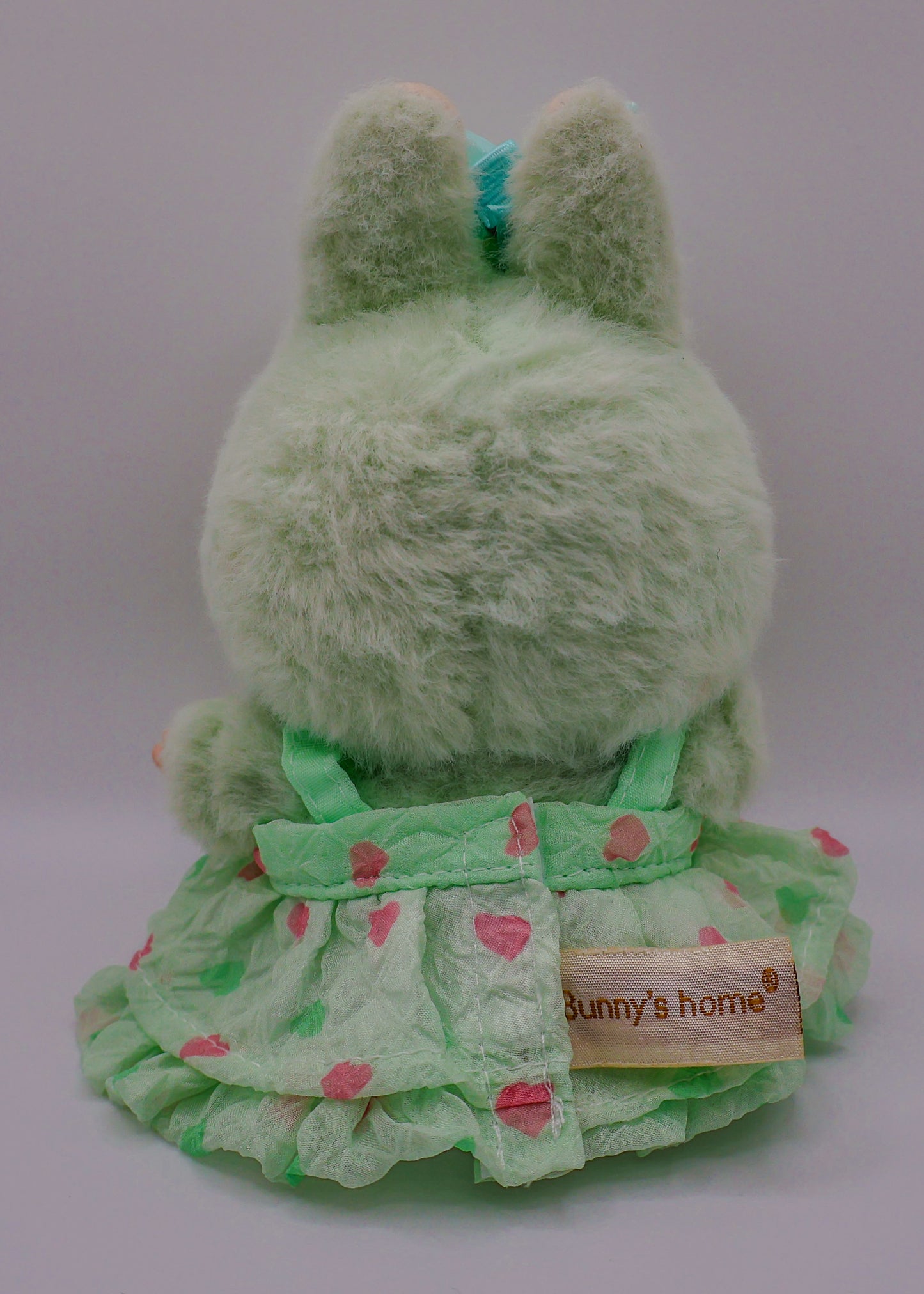 Labubu Mint Green Outfit with Aqua Flower